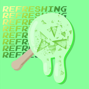 Fictional Ice Cream Ad